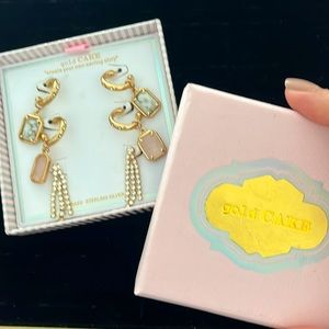 Set of earrings by gold CAKE